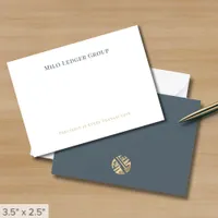 Simple Minimalist Business Logo Note Card