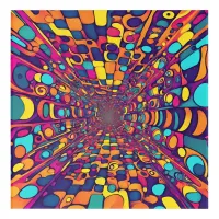 "Kaleidoscope Dreams" Acrylic Wall Art