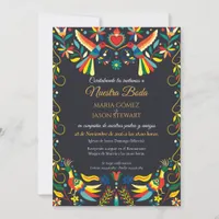Colorful Cinco de Mayo Fiesta Spanish Wedding Invitation