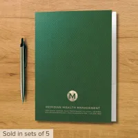 Elegant Financial Services Pocket Folder