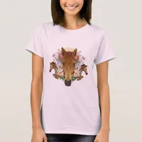 Horses and Flowers T-Shirt