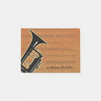 Warm Tones Trumpet Post-it Notes