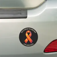 Multiple Sclerosis Awareness Ribbon Car Magnet