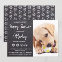 Rustic New Pet Dog Puppy Shower Invitation