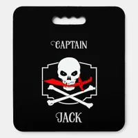 Personalized Jolly Roger (Cutlass)  Seat Cushion