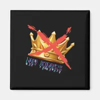 No Kings Trendy Design Magnet