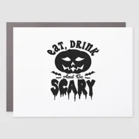 Eat Drink And Be Scary Halloween Light Cool Unique Car Magnet