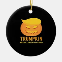 Trumpkin Make Halloween Great Again – Basic Parody Ceramic Ornament