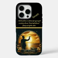  Art Teacher Inspiring at Sunset iPhone 16 Pro Case