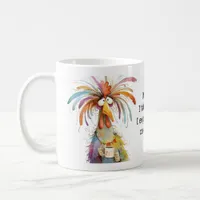 Of Course I Talk to Myself Rooster Funny Coffee Mug