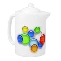 Teapot - Colored Bubbles