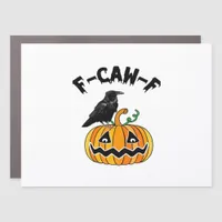 Funny Gothic Crow Humor F-Caw-F Essential Car Magnet