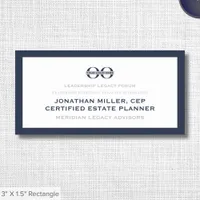 Professional Business Event Name Tag