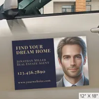 Custom Real Estate Car Magnet