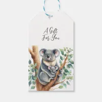 Wildlife Animal Koala Gift Tags