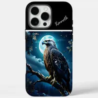 Eagle's Moonlit Vigil iPhone 16 Pro Max Case