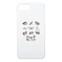 Cottagecore Aesthetic Mushroom Academia Frog Gobli iPhone 8/7 Case