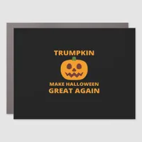 Trumpkin Make Halloween Great Again , Trumpkin Hal Car Magnet