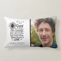 Family Photo Memorial Sympathy Remembrance Lumbar Pillow