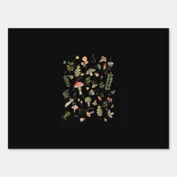 Cottagecore Mushroom Aesthetic Academia Goblincore Sign