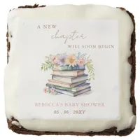 New Chapter Story book Gender Neutral Baby Shower Brownie