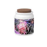 Fireworks Display Candy Jar