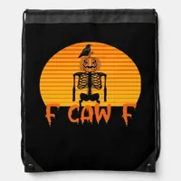 F-Caw-F Crow Classic Aesthetic Casual Drawstring Bag