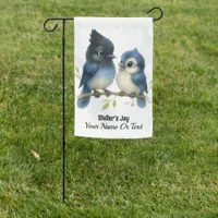 Sassy Steller's Jay  Garden Flag