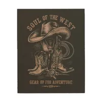 Soul of the West - Classic Cowboy Gear Wood Wall Art