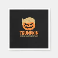 Trumpkin Make Halloween Great Again Jack O Lantern Napkins