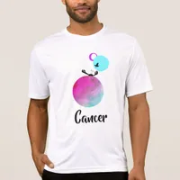 *~* Men Zodiac Whimsical White Cancer Zodiac Funny T-Shirt