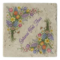 Vintage Floral Bouquet - Spring Flower Trivet