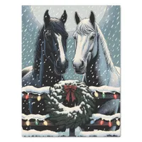 Festive Horses | Merry Christmas Tissue Paper