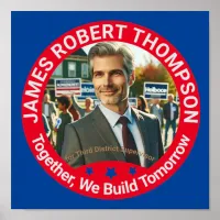 Together, We Build Tomorrow District Supervisor Poster