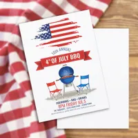 Modern 4th of July BBQ ID1106 Invitation