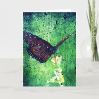 Butterfly Grunge All Occasions Greeting Card