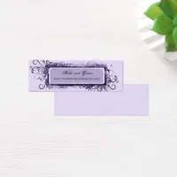 Purple Abstract Floral Wedding Website