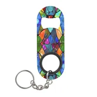 Creative Stained Glass Art Keychain Bottle Opener