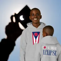 Ohio Total Solar Eclipse Customizable City Kids Hoodie