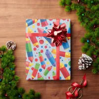 Crayon Pattern Wrapping Paper