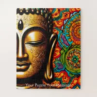 Mystic Boho Buddha Mandala Jigsaw Puzzle