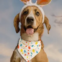 Simple Easter Eggs and Branches Spring   Pet Bandana Collar