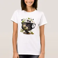 Vintage Teacup Floral bouquet  T-Shirt