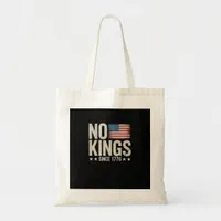 No Kings In America Since 1776 Freedom Spirit Look Tote Bag