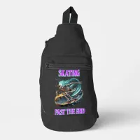 Two Skeletons Holding Hands Until Death Do Us Part Sling Bag