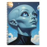 Beautiful Extraterrestrial Alien Being  Notebook