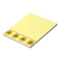 Notepad - Sunflower Border