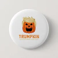 Halloween Trumpkin Funny – Spooky Parody Slogan Button