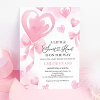 A Little Sweetheart Valentine Baby Shower  Invitation