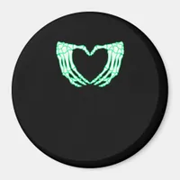 Skeleton Hands, Heart, Xray Halloween Costume Magnet